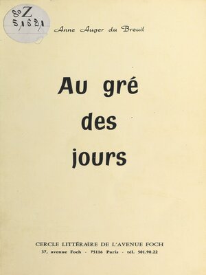 cover image of Au gré des jours